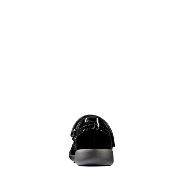 Clarks Girls Etch Craft Toddler School Shoes Black | CA-6209541